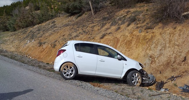 Konya'da trafik kazası: 2 yaralı