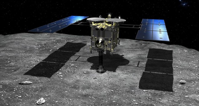 Hayabusa2 Ryugu asteroidinde yapay krater oluşturdu