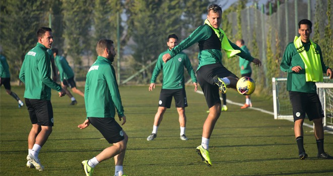 Konyaspor Beşiktaş maçı hazırlıklarına yeniden başladı