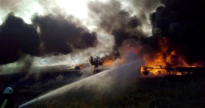 Konya İtfaiyesi 12 bin olaya müdahale etti