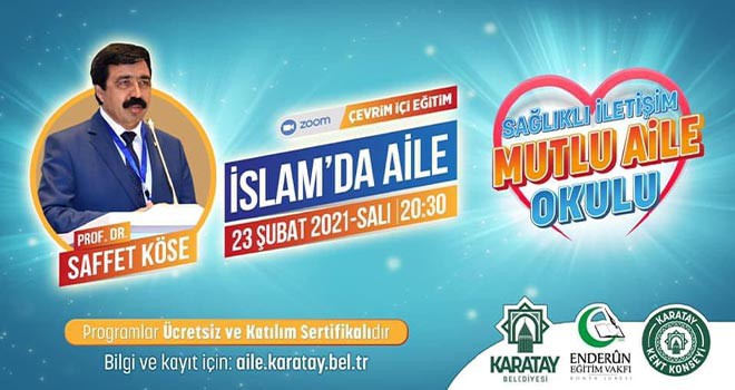 Karatay’da “Sağlıklı iletişim mutlu aile okulu” semineri