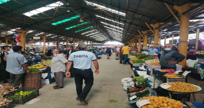 Zabıta ekiplerinden denetim