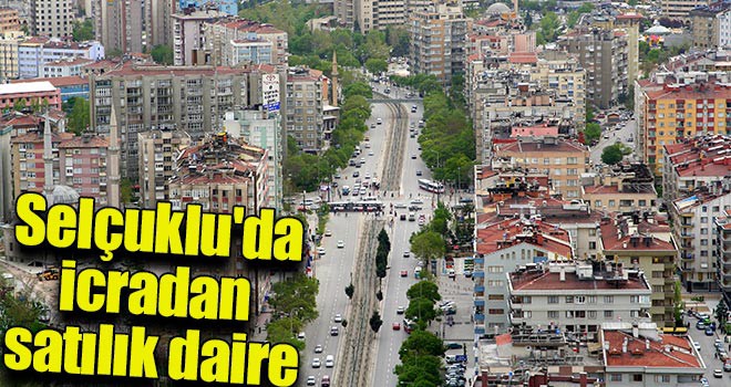 Selçuklu'da icradan satılık daire