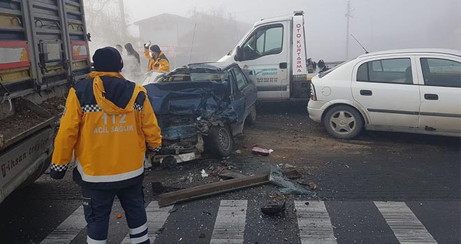 Akşehir'de trafik kazası: 4 yaralı