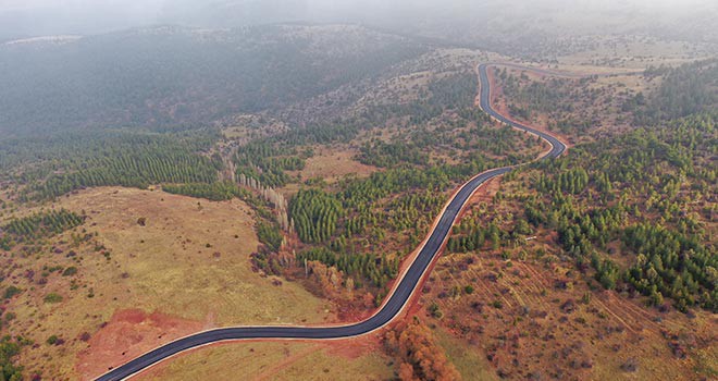 Derbent Aladağ Yolu tamamlandı