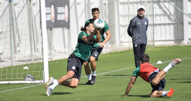 Konyaspor Denizlispor maçı hazırlıklarını sürdürüyor