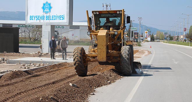 Beyşehir’de yeni polis kontrol noktası çalışması