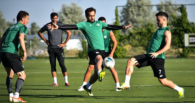 Konyaspor, Beşiktaş maçı hazırlıklarını sürdürdü