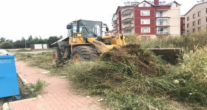 Boş arazilerde yangın önlemi