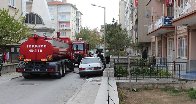 Konya'da patlama ihbarı ekipleri harekete geçirdi