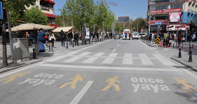 Konya’da ‘Yaya Geçidi Nöbeti’ etkinliği