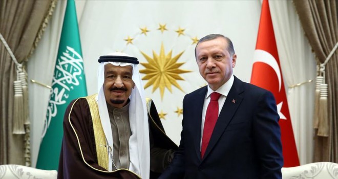 Erdoğan, Suudi Arabistan Kralı Selman ile görüştü