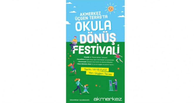 Miniklere özel Okula Dönüş Festivali