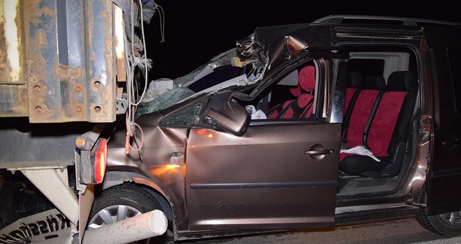 Konya'da trafik kazası: 1 ölü, 1 yaralı