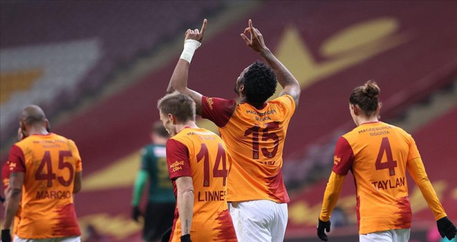 Farklı kazanan Galatasaray zirve takibini sürdürdü