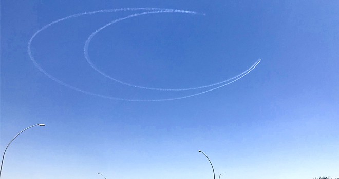 Türk Yıldızları hilal çizdi