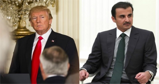 Katar Emiri Şeyh Temim, Trump ile görüşecek