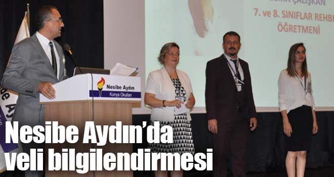 Nesibe Aydın’da veli bilgilendirmesi