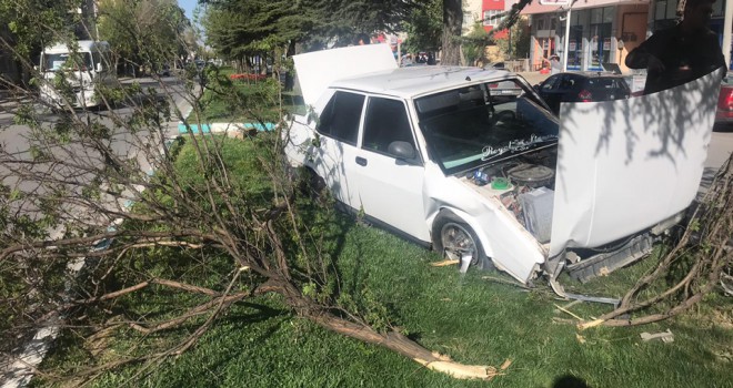 Akşehir'de trafik kazası: 1 yaralı