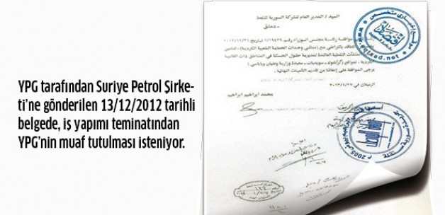 Esed-PYD petrol ticareti belgelendi