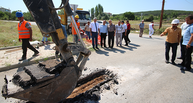 Beyşehir'de doğalgaz altyapı çalışmaları başladı