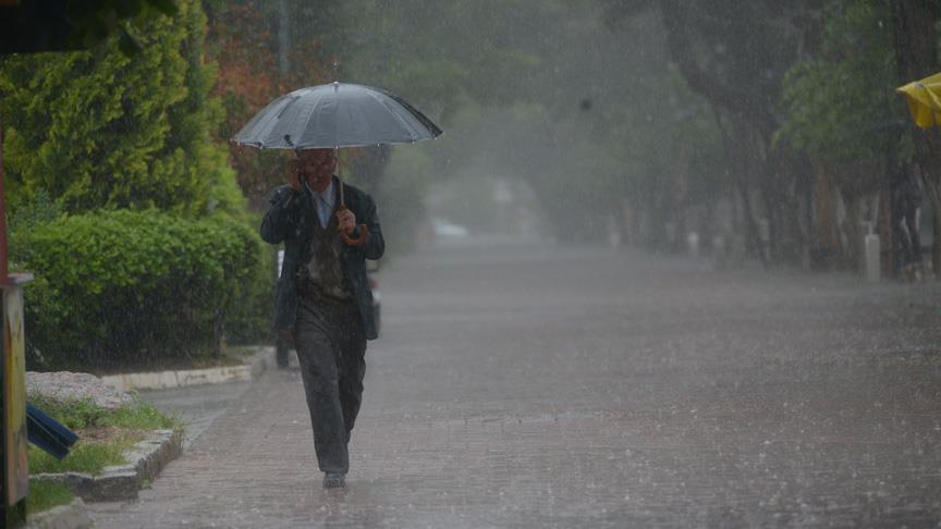 Meteorolojiden 5 il için sağanak ve dolu uyarısı