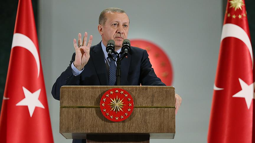 Cumhurbaşkanı Erdoğan'dan ABD'ye 'koruma polisi' tepkisi