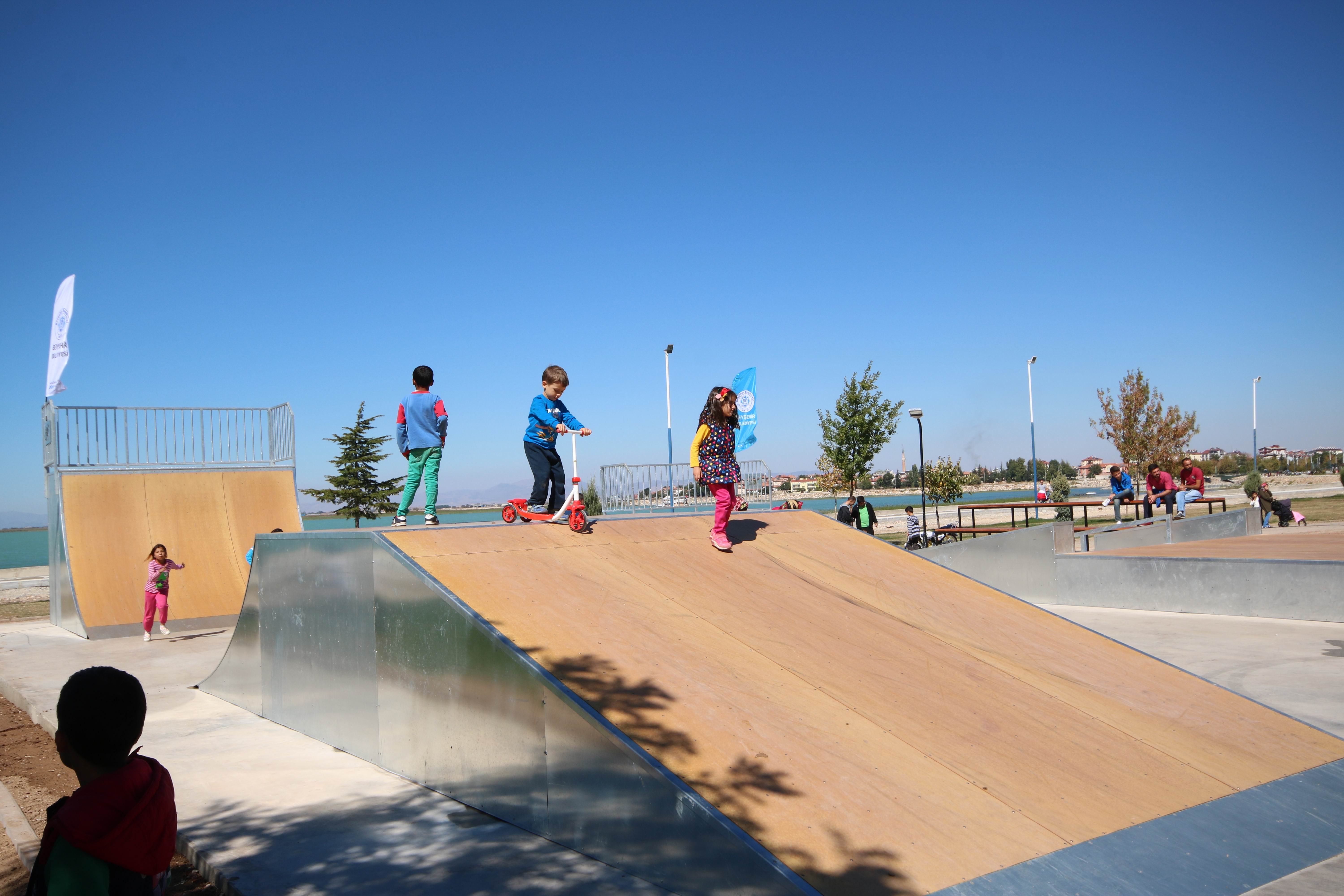 Beyşehir’de kurulan Skate Park, gençlerin gözde adresi oldu