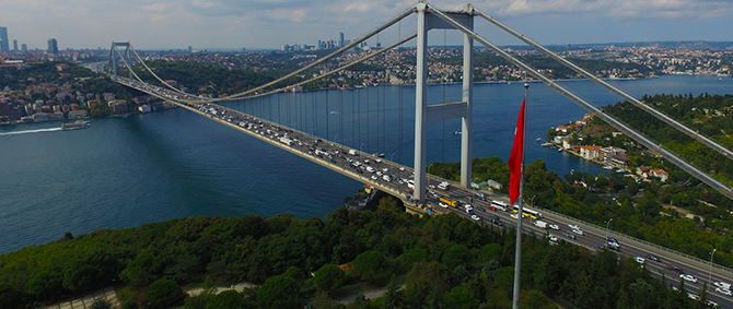 Konyaspor bayrağı boğazda dalgalanacak