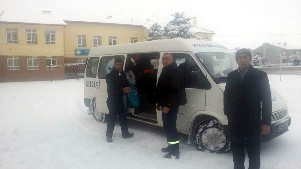 Kulu’daki öğrencilerden Halep için yardım kampanyasına destek