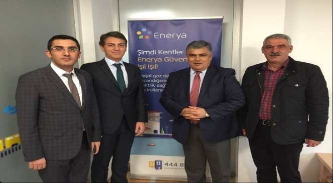 Başkan Özgüven'den Medaş Ve Enerya'ya Ziyaret