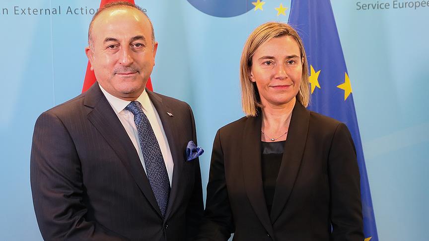 Çavuşoğlu ile Mogherini telefonda görüştü