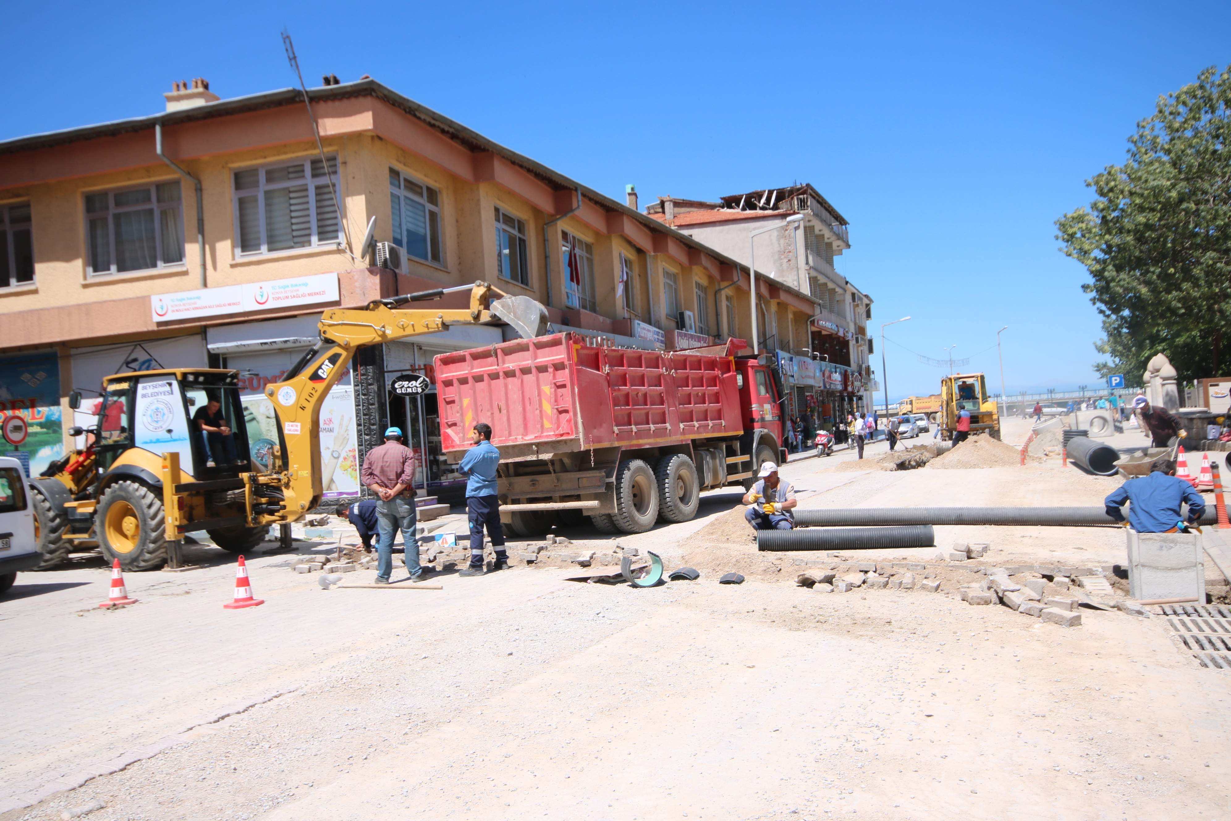 Beyşehir’de Çarşı Esnafı Rahata Kavuşacak