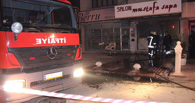 Konya İhsaniye'de Kuaför Salonunda Yangın