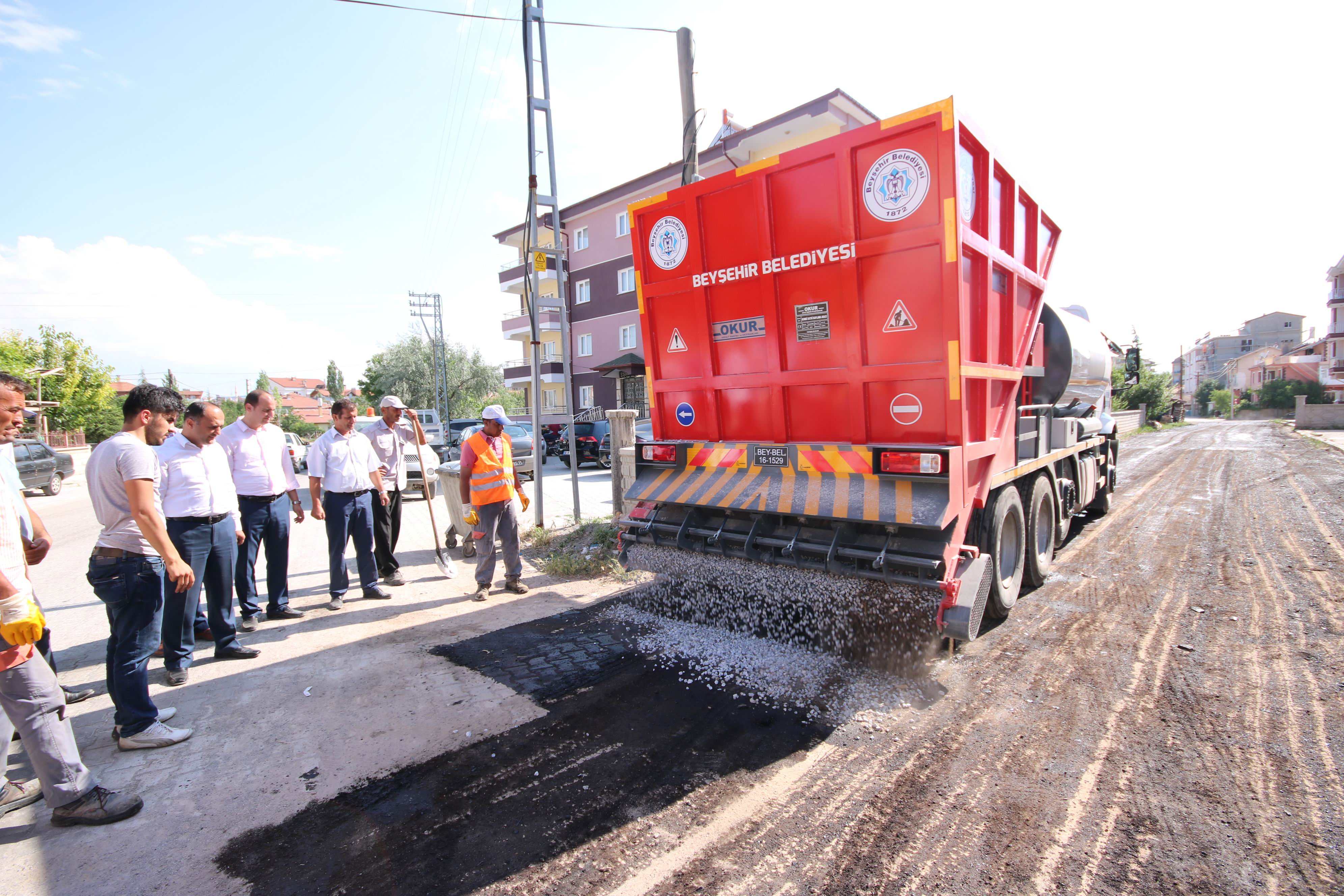 Beyşehir’de Soğuk Asfaltta Yeni Teknoloji Dönemi