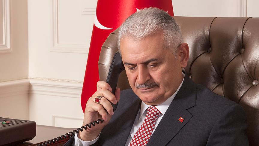 Başbakan Yıldırım Çipras ile telefonda görüştü