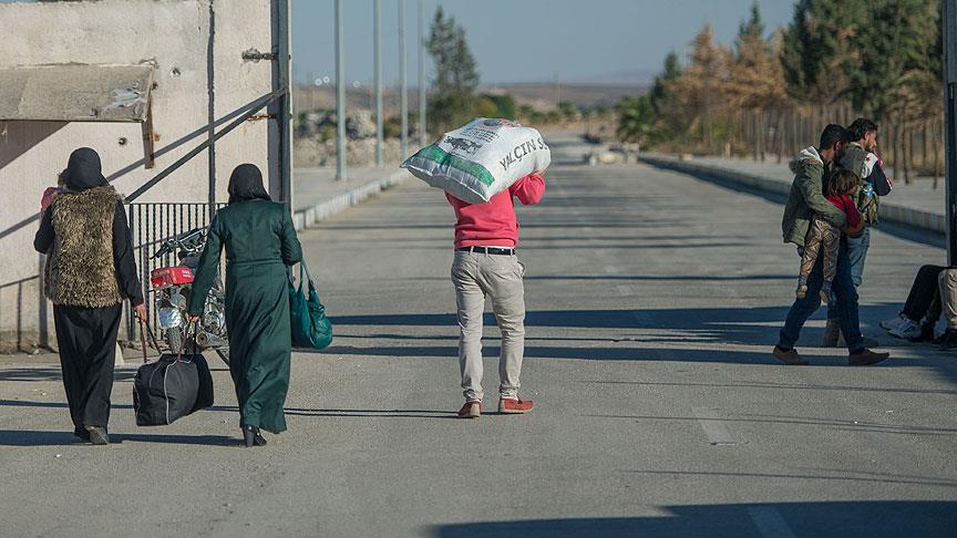 Cerablus'a dönen Suriyeli sığınmacı sayısı 38 bine ulaştı