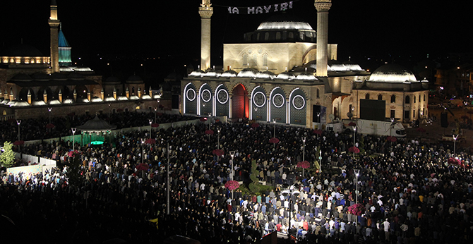 Konya`da Kadir Gecesi