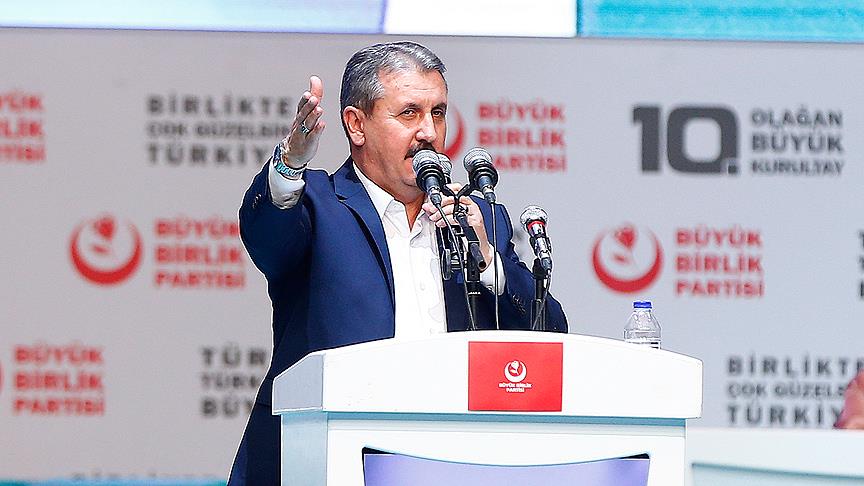 Destici, yeniden BBP Genel Başkanlığına seçildi