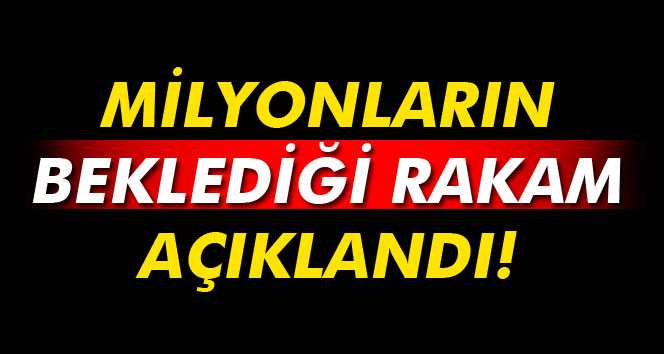 Enflasyon rakamları açıklandı