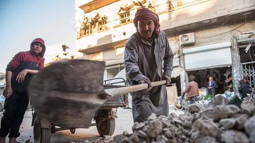 Bab'da yaralar sarılıyor