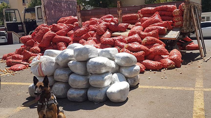 Bir haftada 1 ton uyuşturucu ele geçirildi