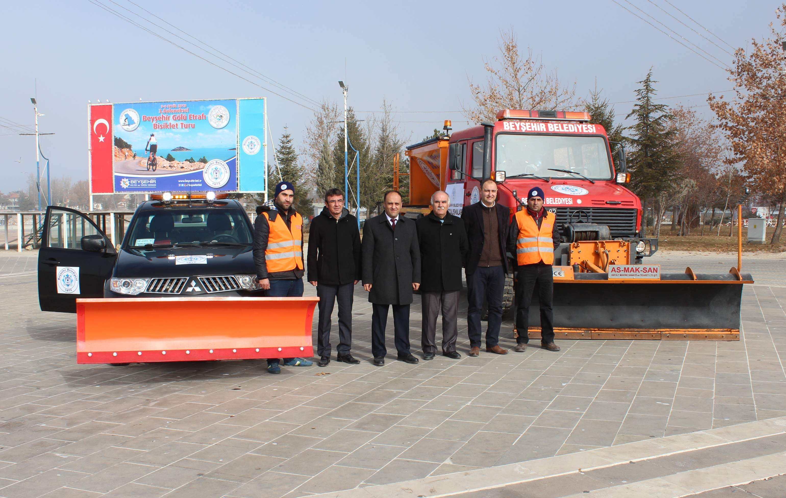 Beyşehir’de Karla Mücadele Filosu Güçlendi