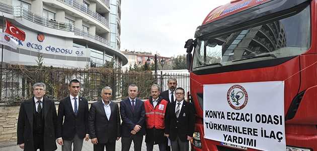 KONYA Eczacılar Odası Bayırbucak Türkmenlerine ilaç yardımı