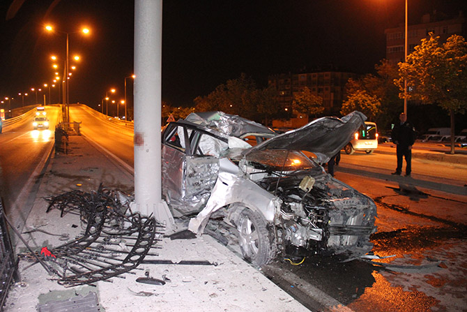 Konya'da trafik kazası: 1 yaralı