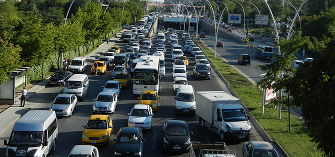 Konya'da motorlu taşıt sayısı 30 bin arttı