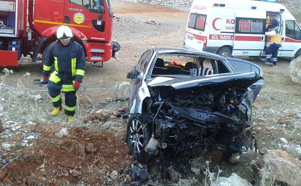 Konya Seydişehir'de trafik kazaları: 2 yaralı