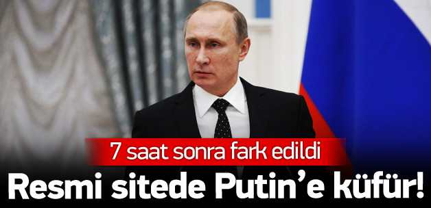 UEFA Putin'e küfürü resmi hesabında yayınlandı!