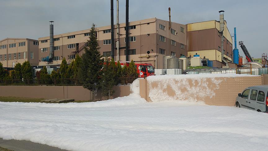 Tekirdağ'da fabrikada kimyasal reaksiyon