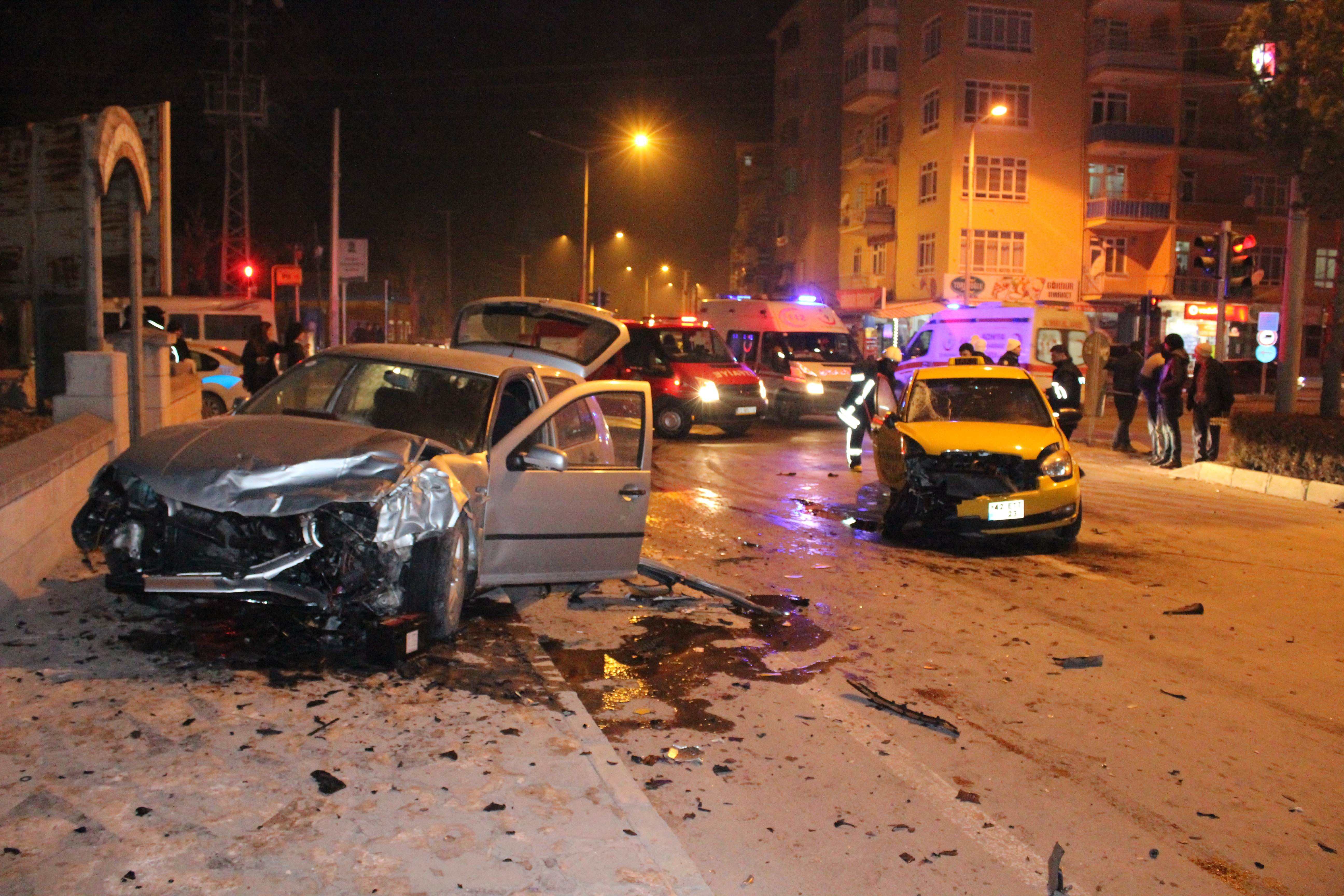 Konya Ereğli’de Trafik Kazası: 1 Yaralı